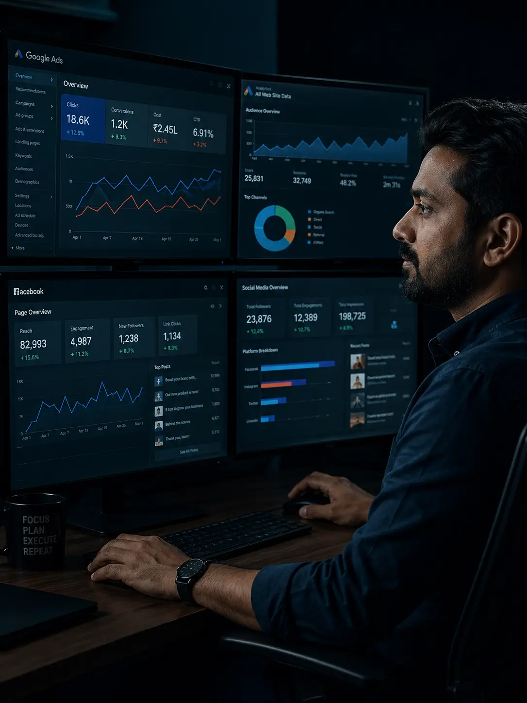 Panthak Digital Marketing — analytics professional at work