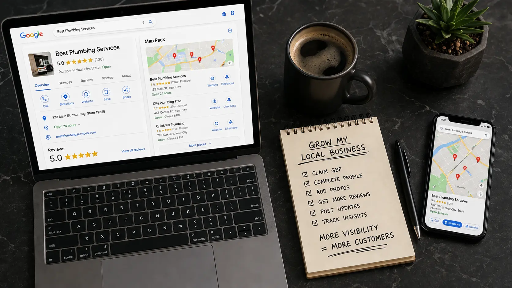 Local SEO case study — Google Map Pack dominance