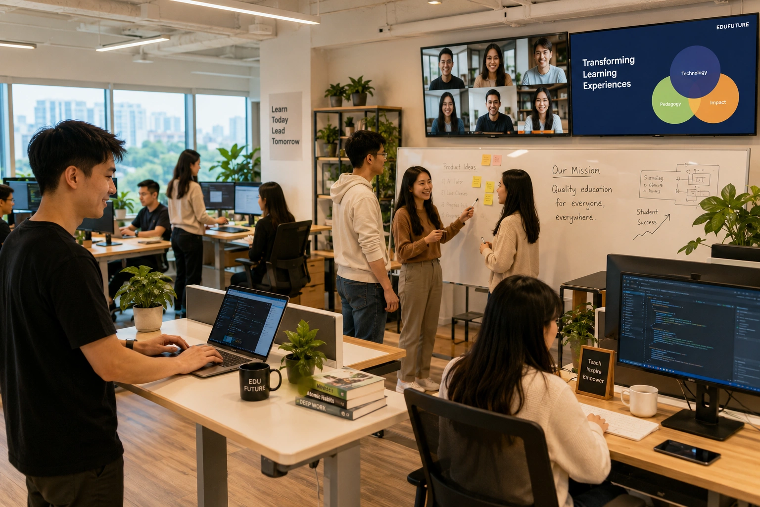 EdTech hybrid transformation
