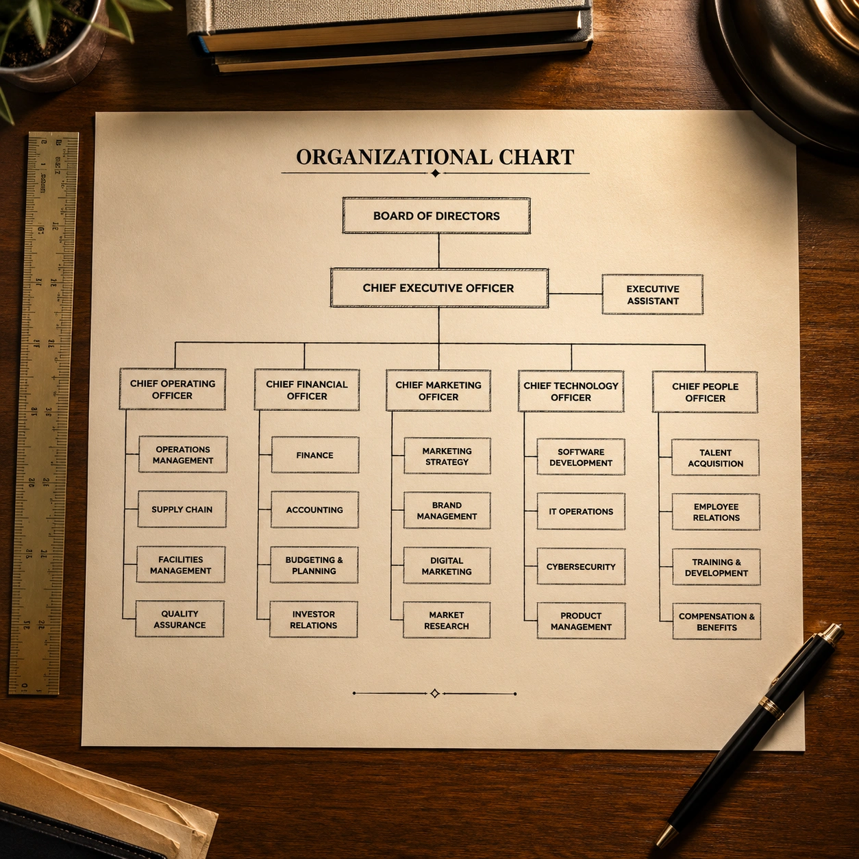 Organizational structure planning