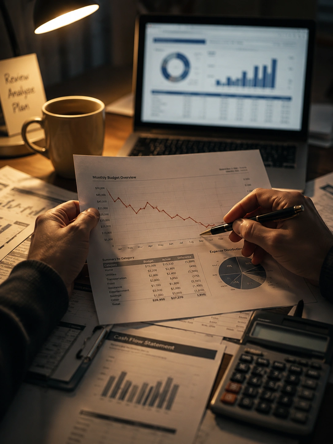 Reviewing financial challenges