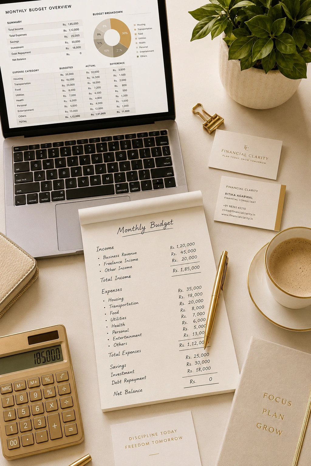 Structured financial planning process