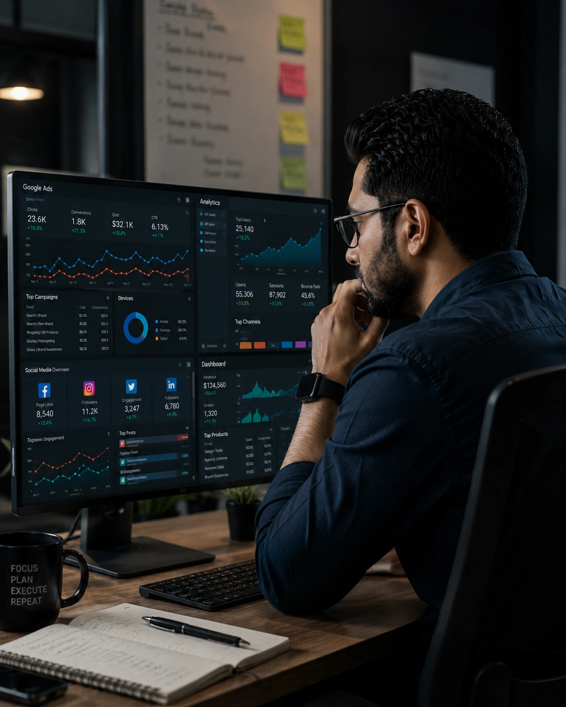 Panthak Digital Marketing — analytics professional at work