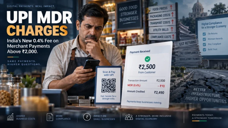 UPI MDR charges on merchant payments above ₹2,000